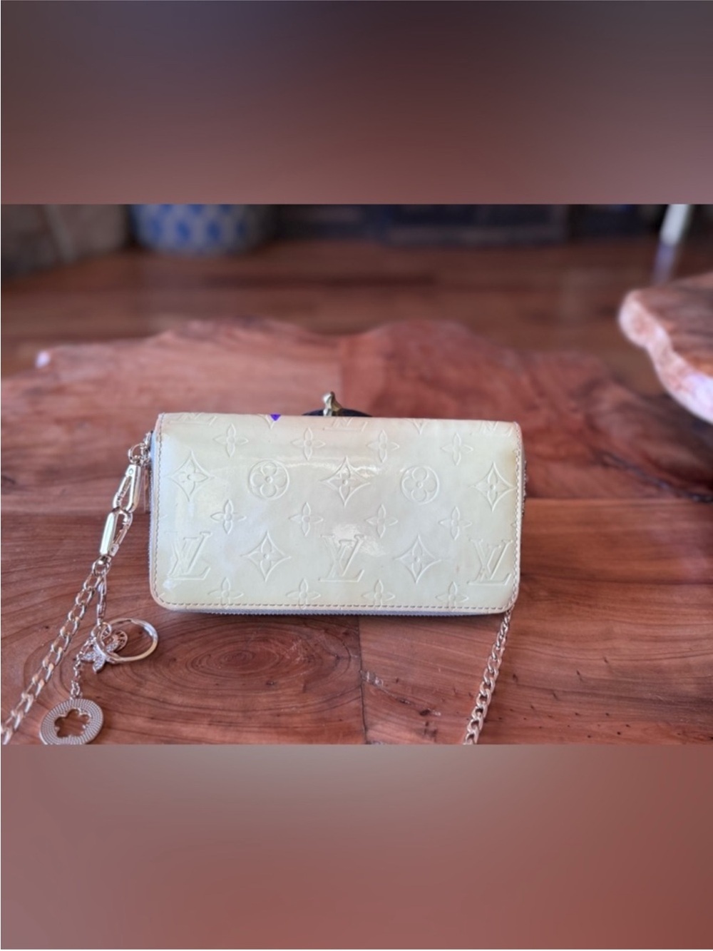Louis Vuitton monogram, yellow, vintage zippy wallet - Picture 3 of 14